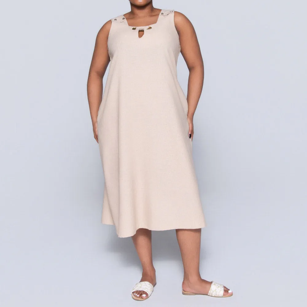 Plus Size Plain Short Sleeve Tunic sold by Fashion World