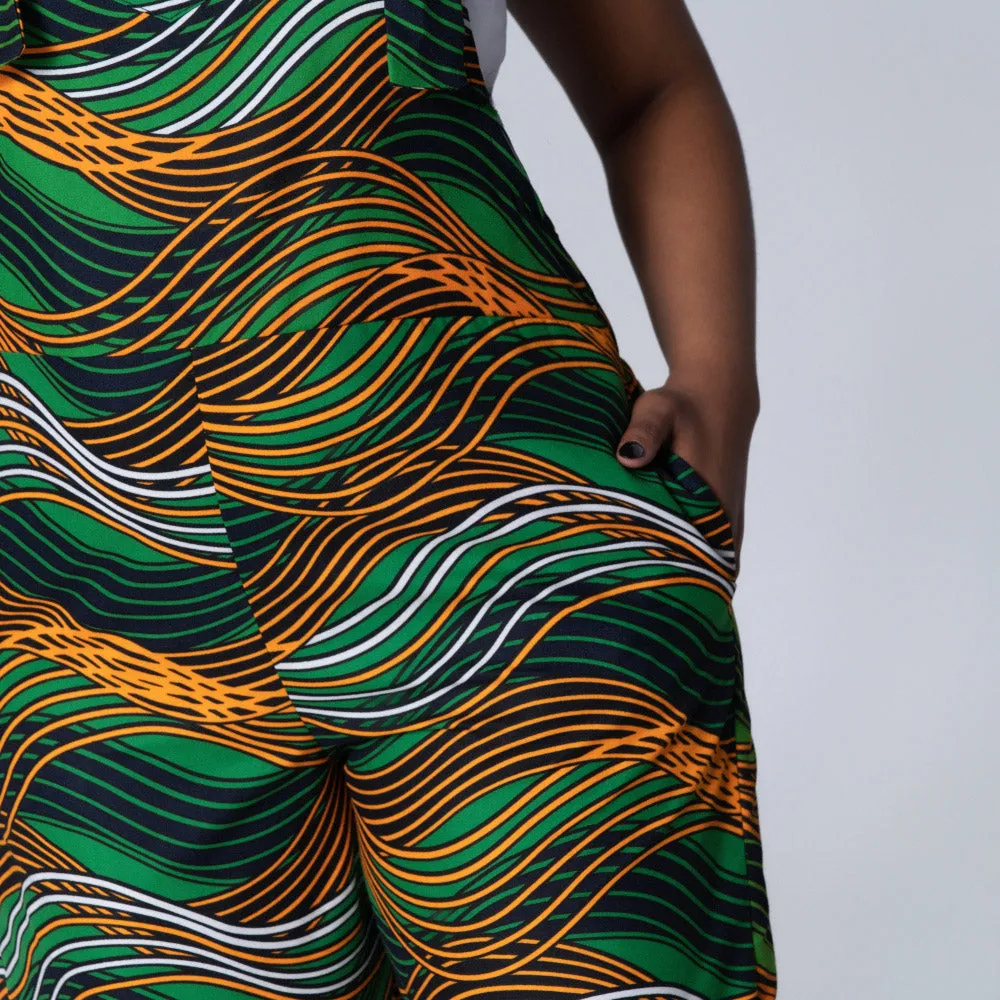 Green Ethnic Print Jumpsuit sold by Fashion World product image thumbnail 2