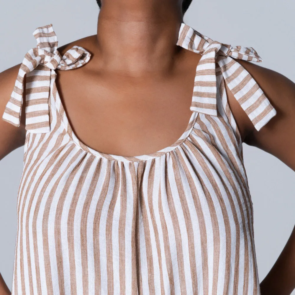 Striped Printed Jumpsuit sold by Fashion World product image thumbnail 4