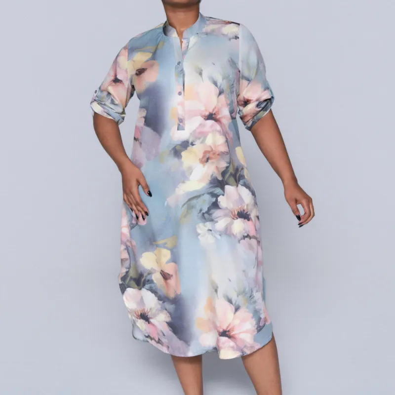Plus Size Printed Tunic sold by Fashion World