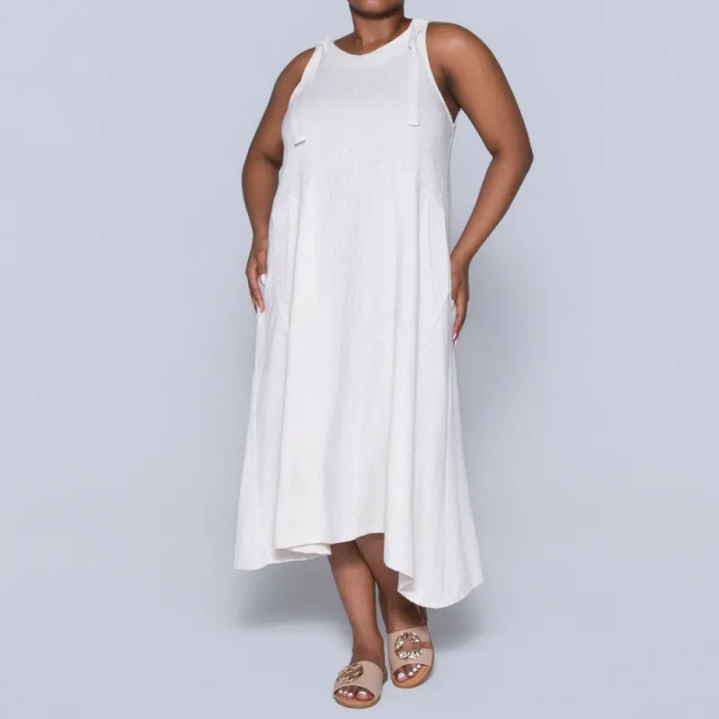 Sleeveless Linen Tunic sold by Fashion World