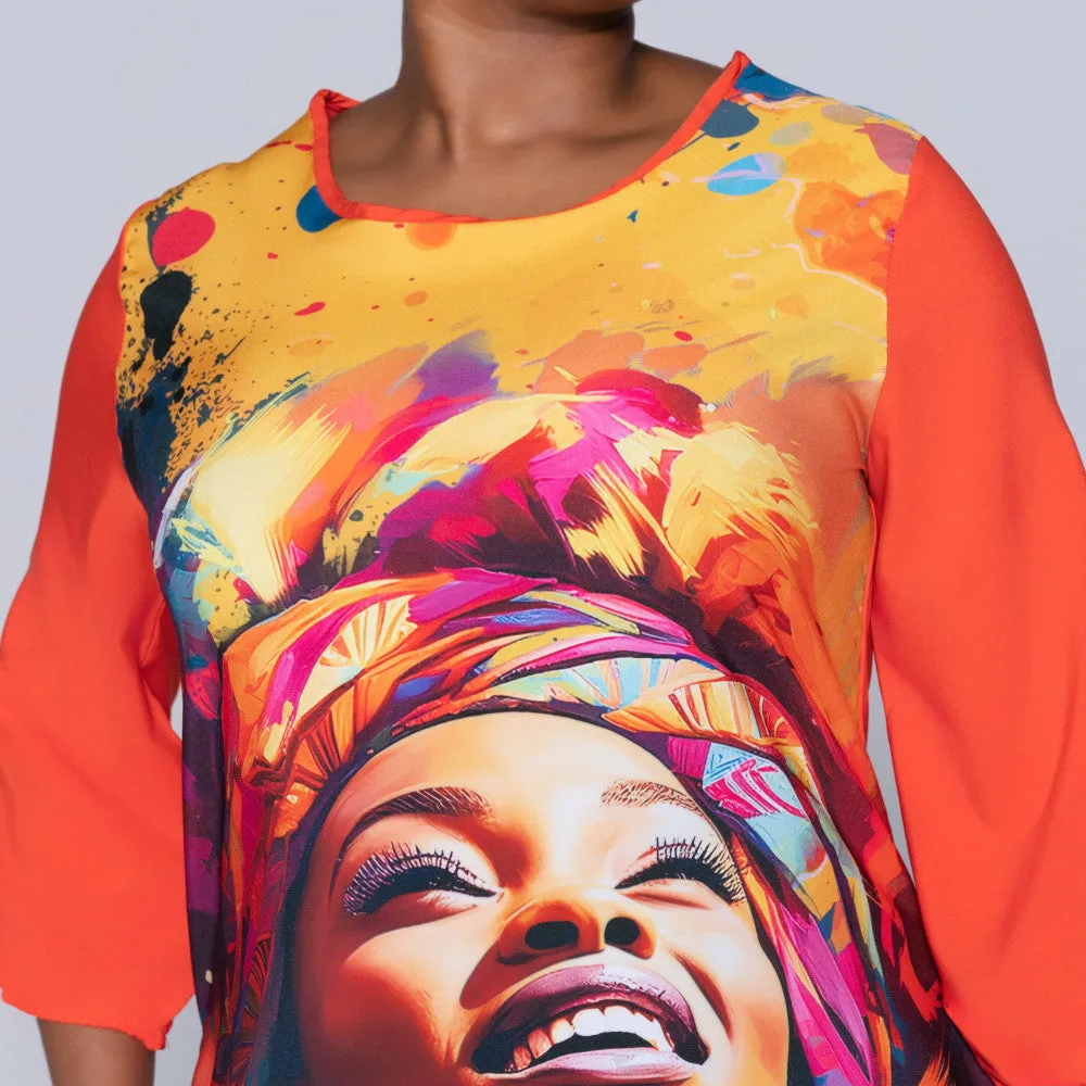 Face Print Tunic sold by Fashion World product image thumbnail 2