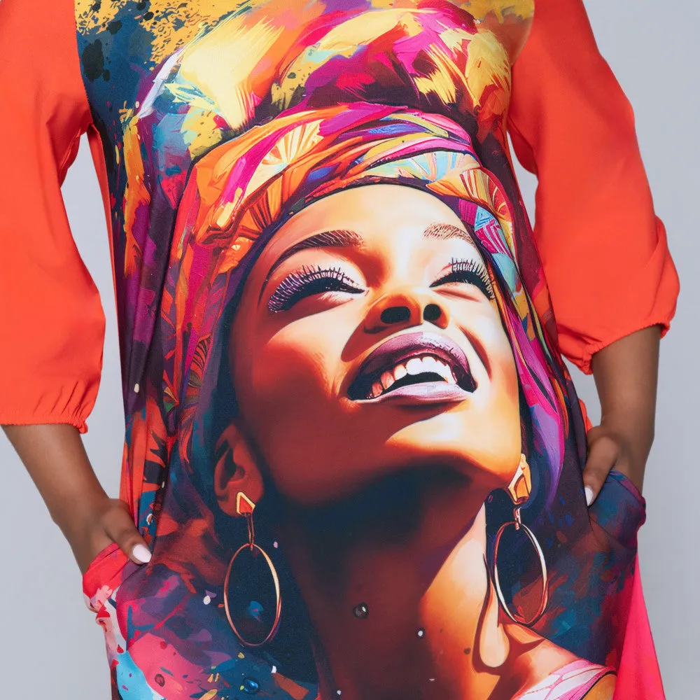 Face Print Tunic sold by Fashion World product image thumbnail 3