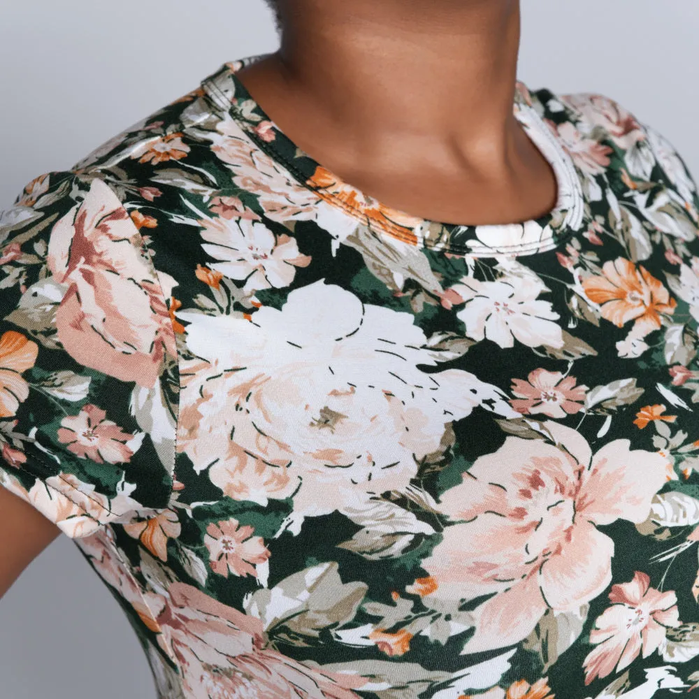 Printed Cap Sleeve Summer Dress sold by Fashion World product image thumbnail 5