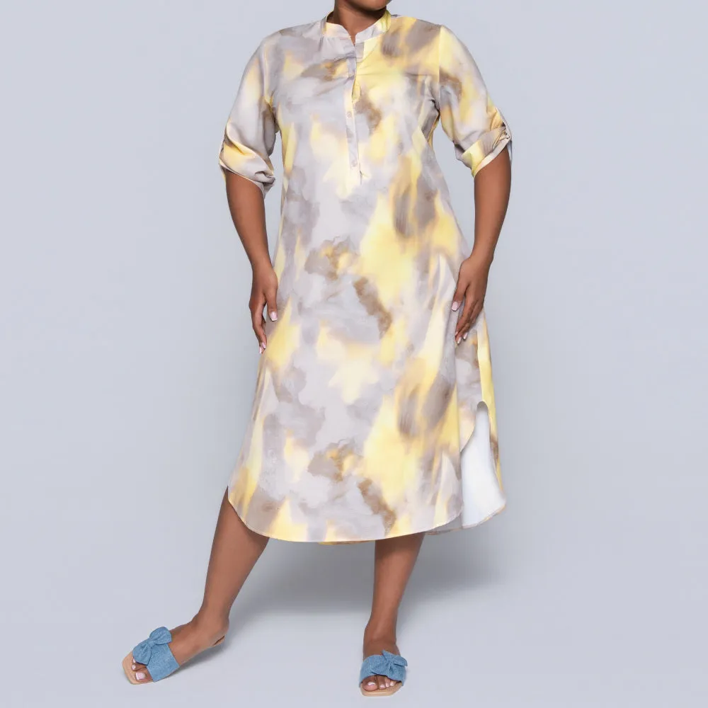 Plus Size Printed Tunic sold by Fashion World