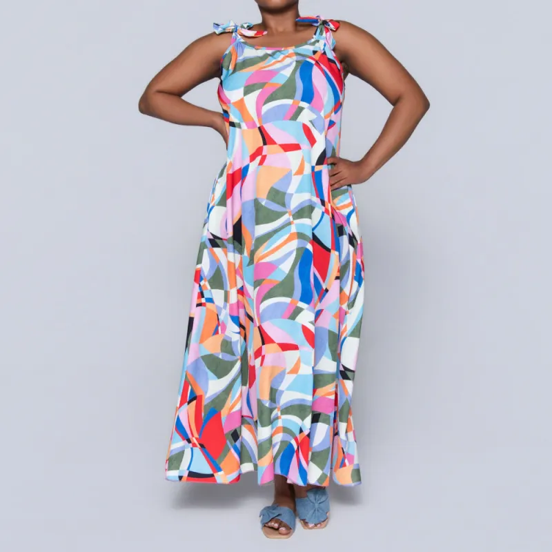 Plus Size Printed Dress sold by Fashion World
