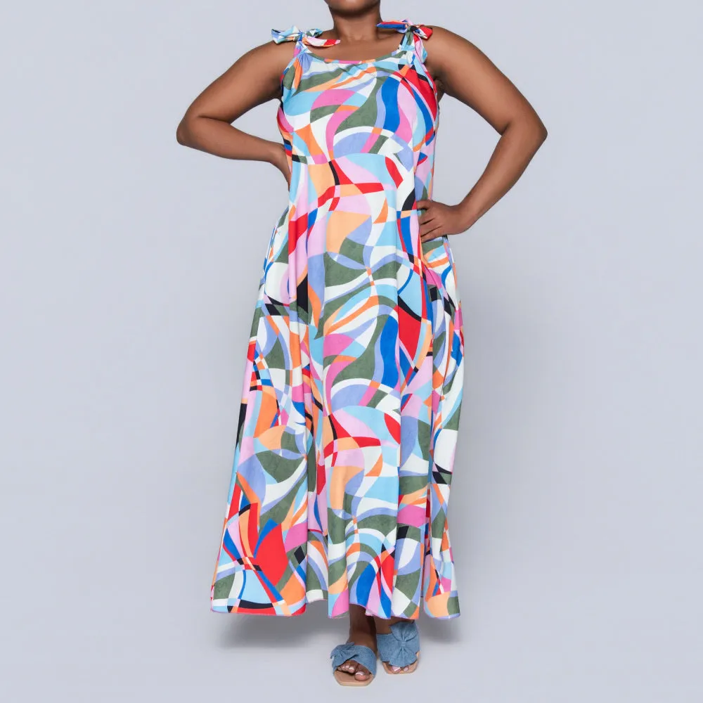 Plus Size Printed Dress sold by Fashion World