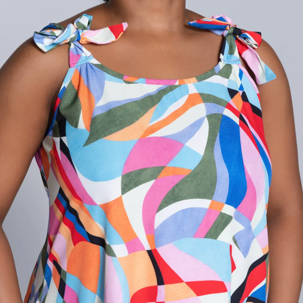 Plus Size Printed Dress sold by Fashion World product image thumbnail 3