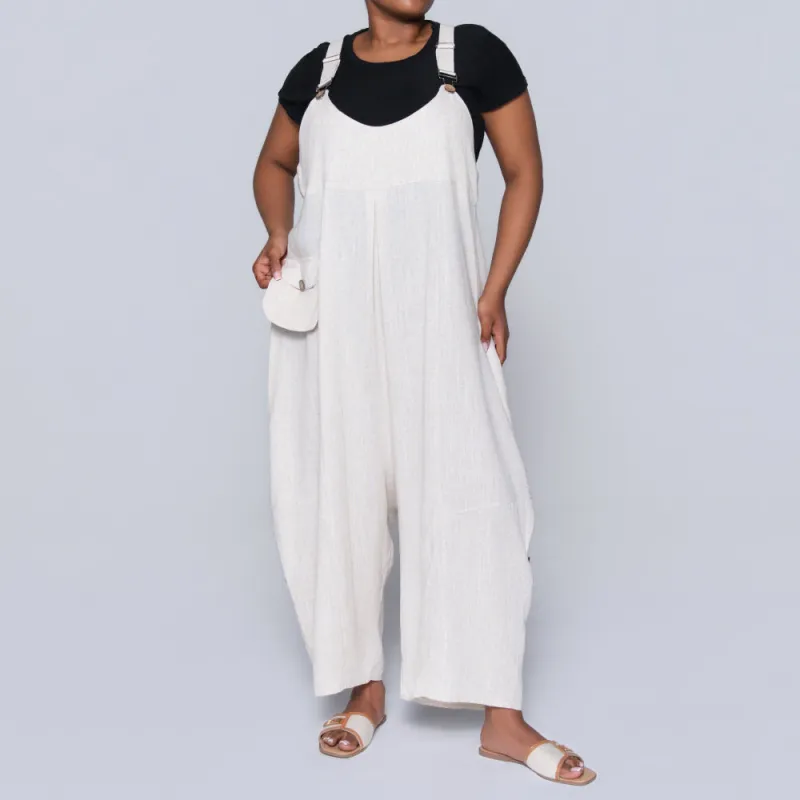 Side Pocket Viscose Jumpsuit sold by Fashion World