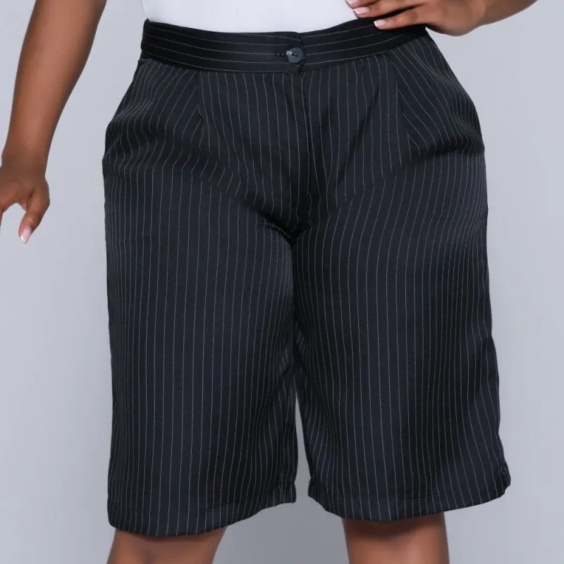 Striped Black Pants made by Fashion World
