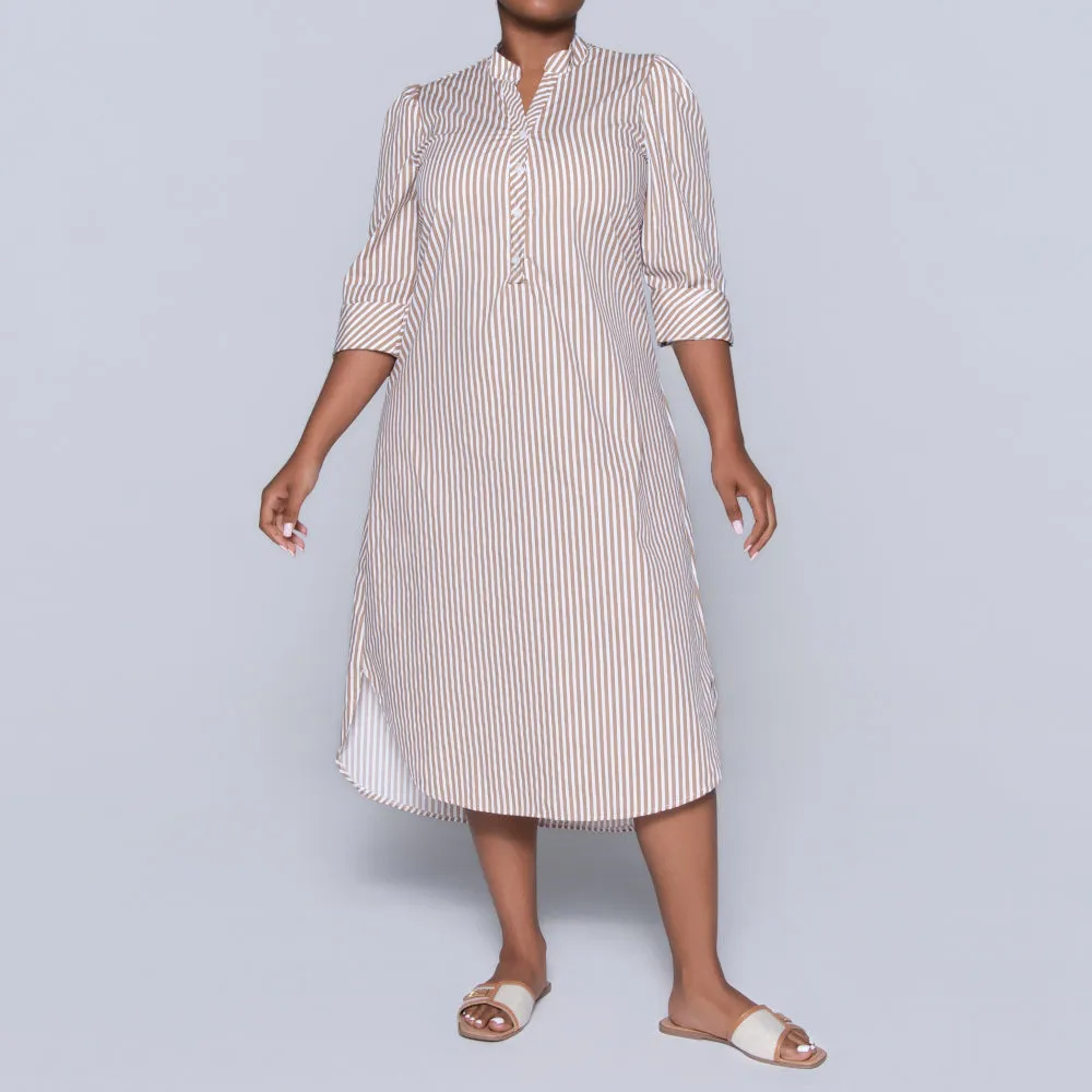 Plus Size Striped Tunic sold by Fashion World