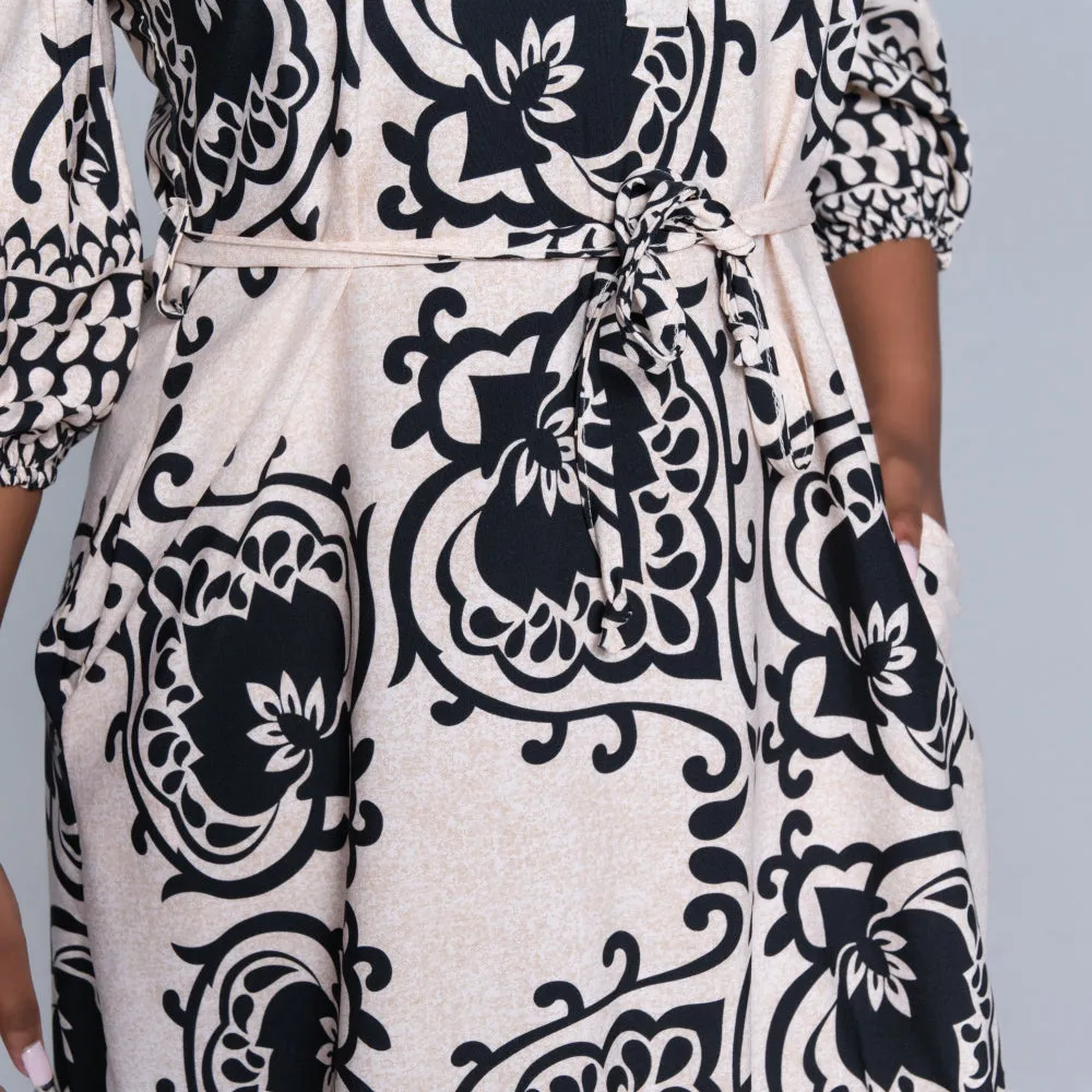 Plus Size Border Print Tunic sold by Fashion World product image thumbnail 3