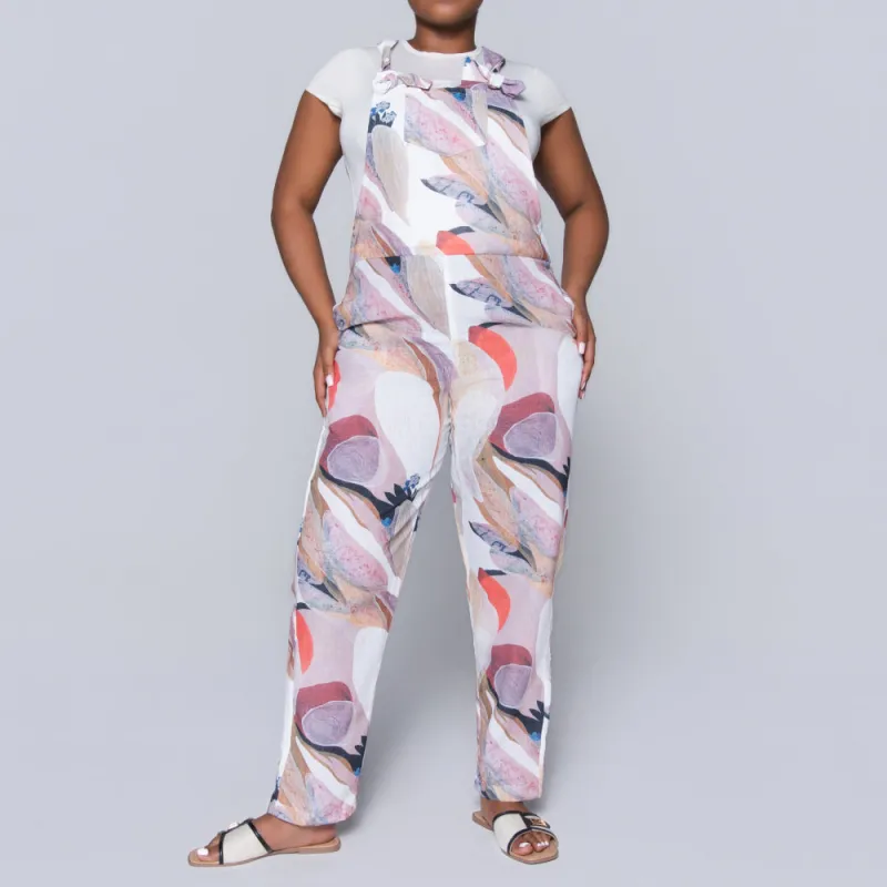 Brown Printed Jumpsuit sold by Fashion World