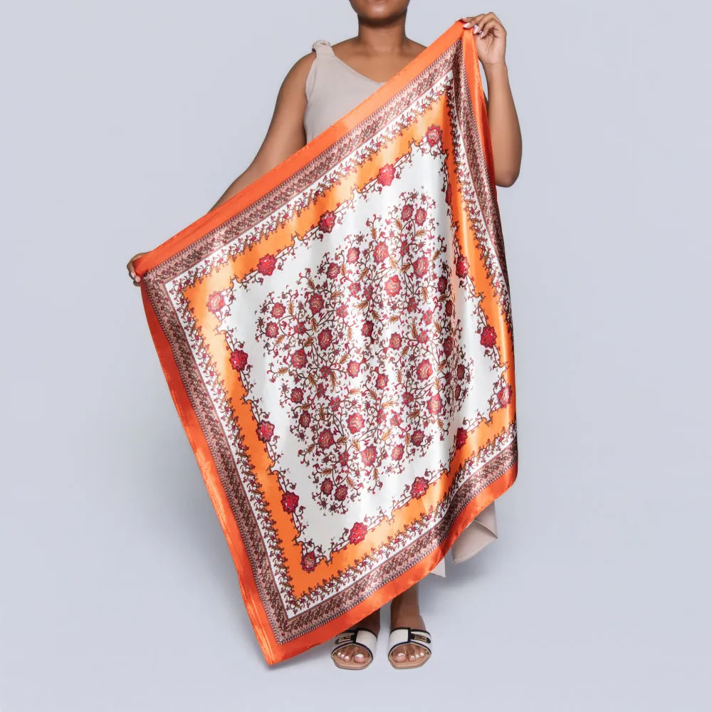 Orange Neck Scarf sold by Fashion World product image thumbnail 2