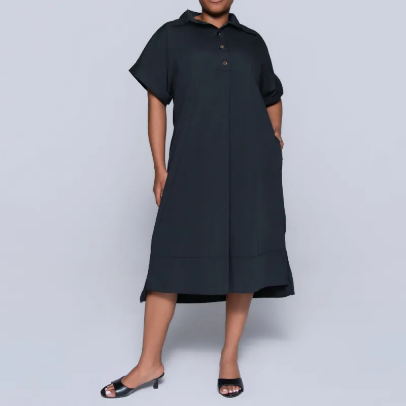 Plus Size Black Tunic sold by Fashion World