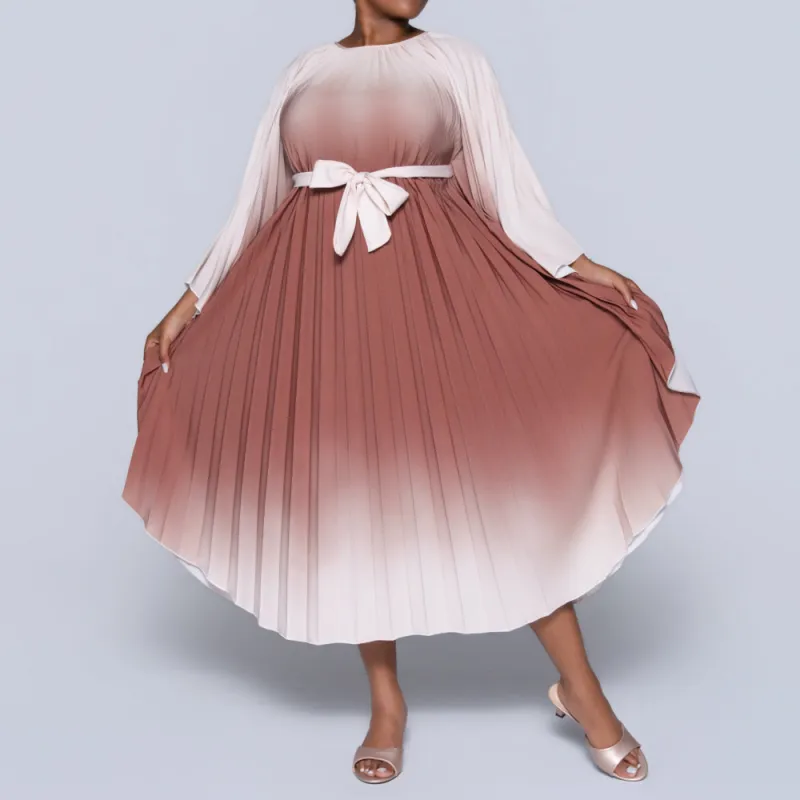 Tie-Dye Pleated Tunic sold by Fashion World