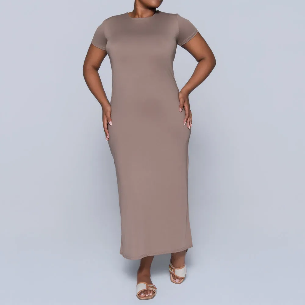 Mocca Short Sleeve Dress sold by Fashion World product image thumbnail 3