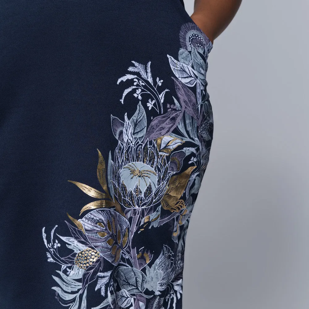 Plus Size Navy Front Print Tunic sold by Fashion World product image thumbnail 2