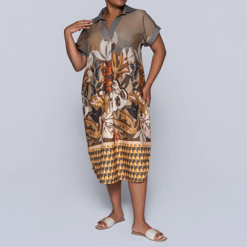 Short Sleeve Border Print Tunic sold by Fashion World product image thumbnail 4