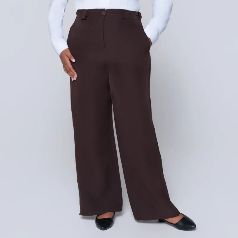 Chocolate Formal  Pants made by Fashion World