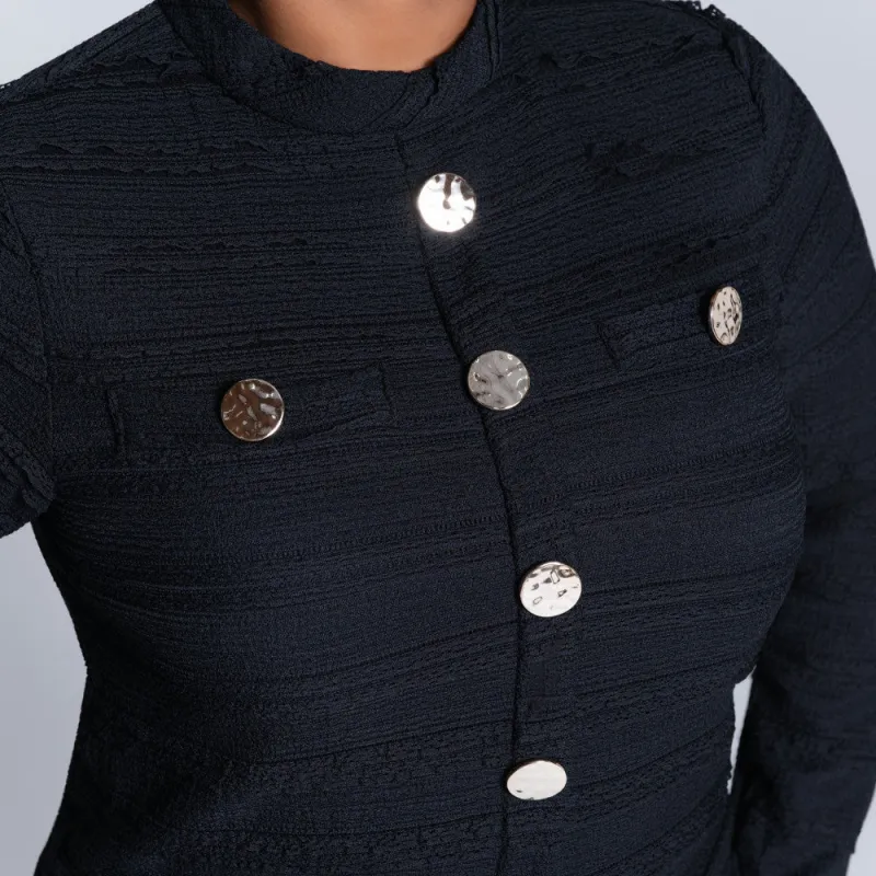 Black Frill Lace Top made by Fashion World