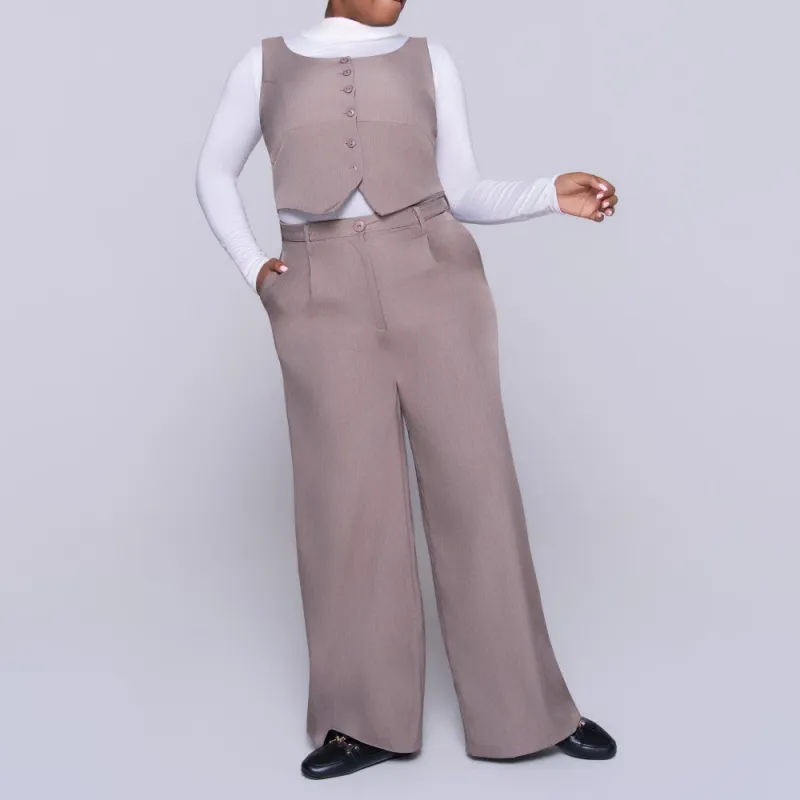 Mocca Formal Pants made by Fashion World
