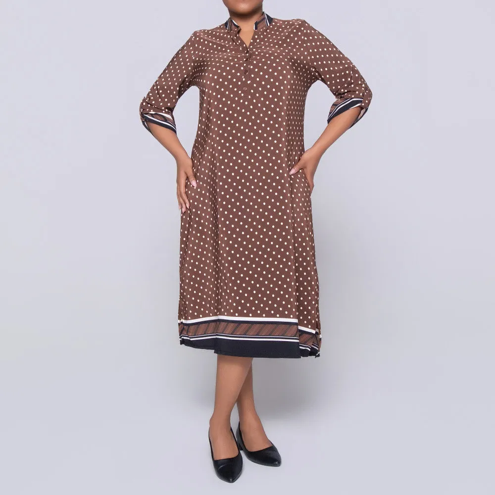 Plus Size Border Print Tunic sold by Fashion World product image thumbnail 4