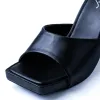 Black Peeptoe Heels sold by Fashion World