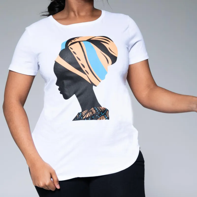 White Face Print Tee sold by Fashion World