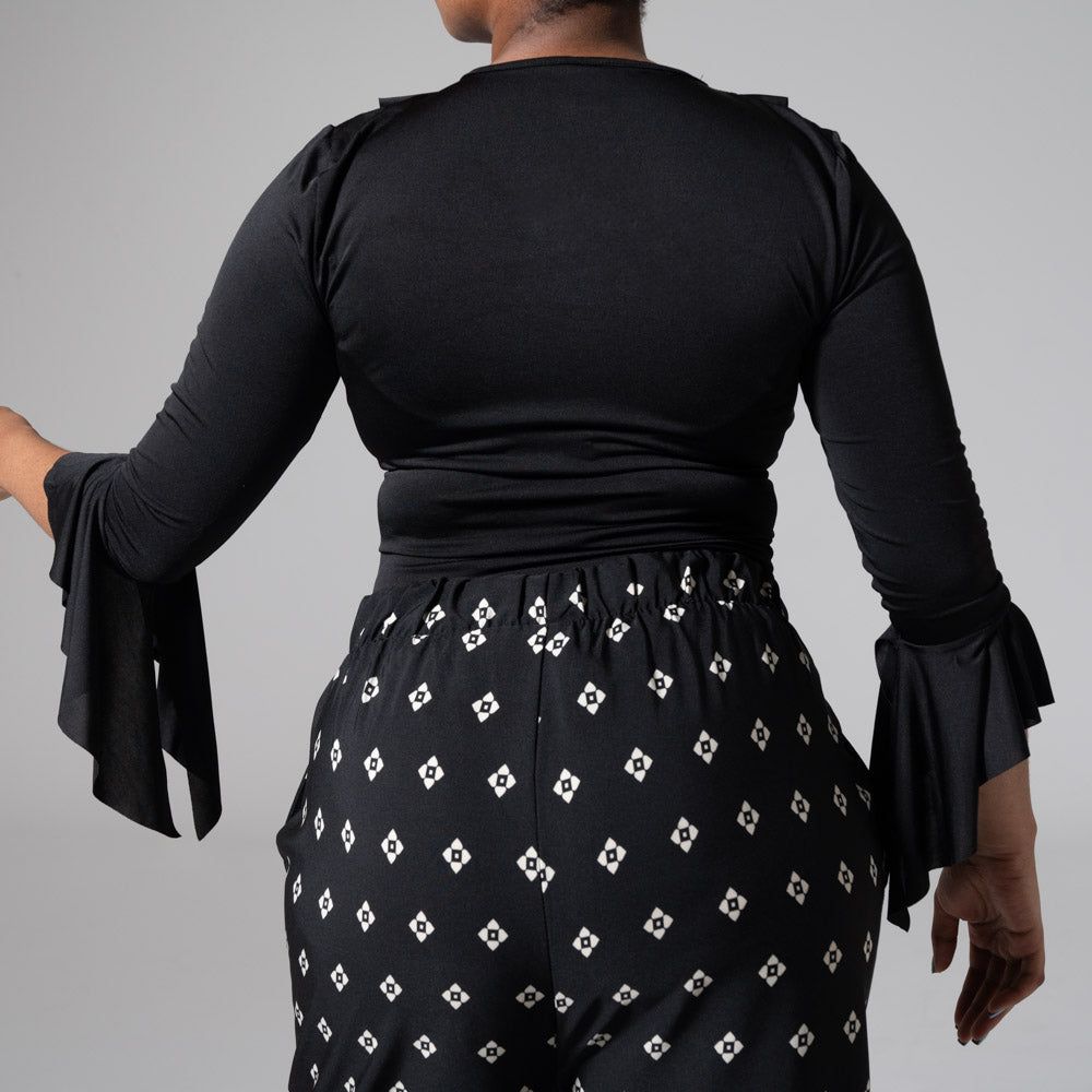 Frill Edit Black Bodysuit sold by Fashion World product image thumbnail 3