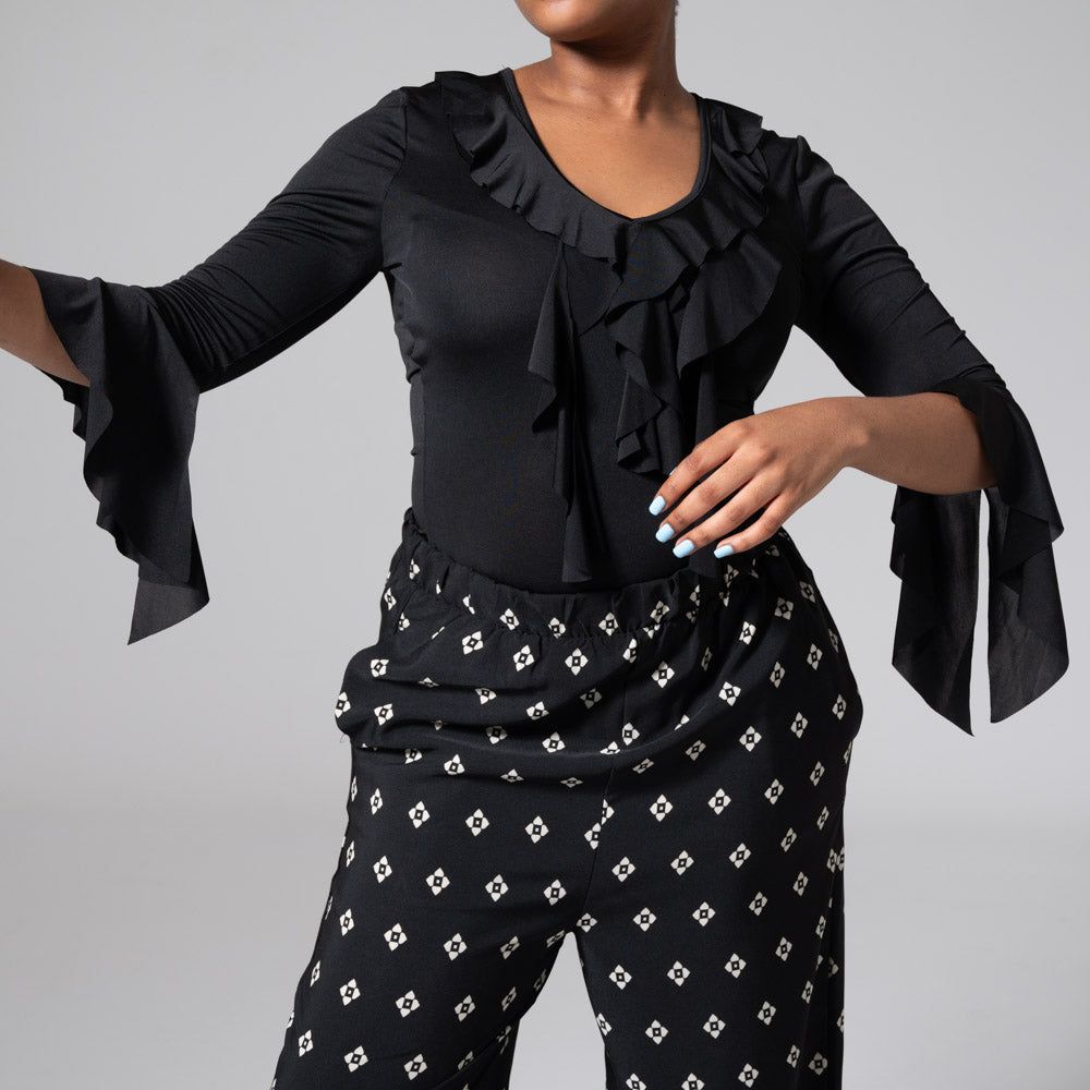 Frill Edit Black Bodysuit sold by Fashion World product image thumbnail 2