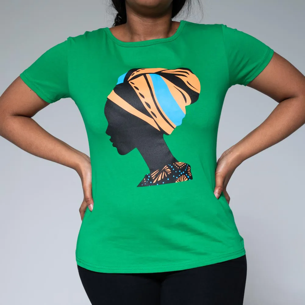 Green Face Print Tee sold by Fashion World product image thumbnail 2