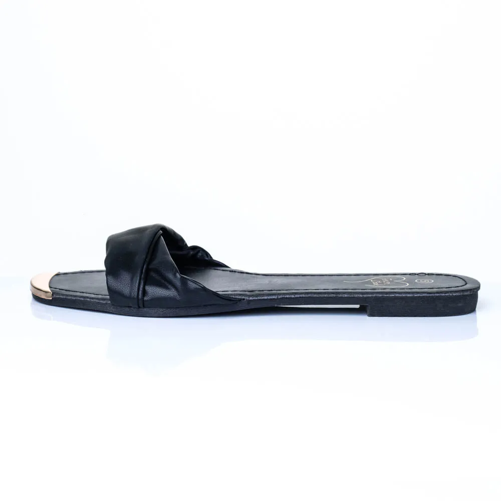 Black Toe Trim Sandals sold by Fashion World product image thumbnail 4