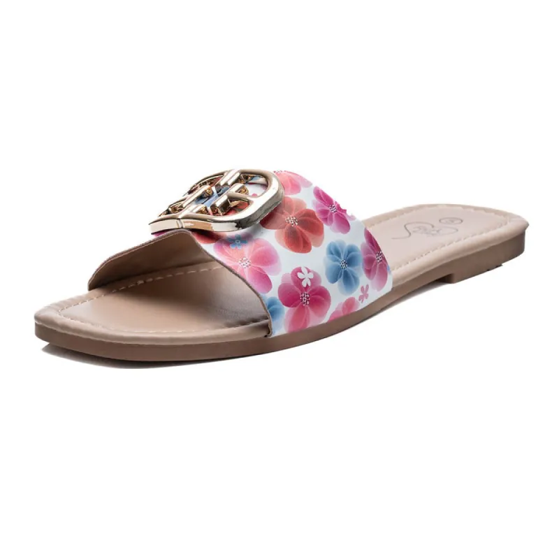 Ladies Floral Print Sandals sold by Fashion World
