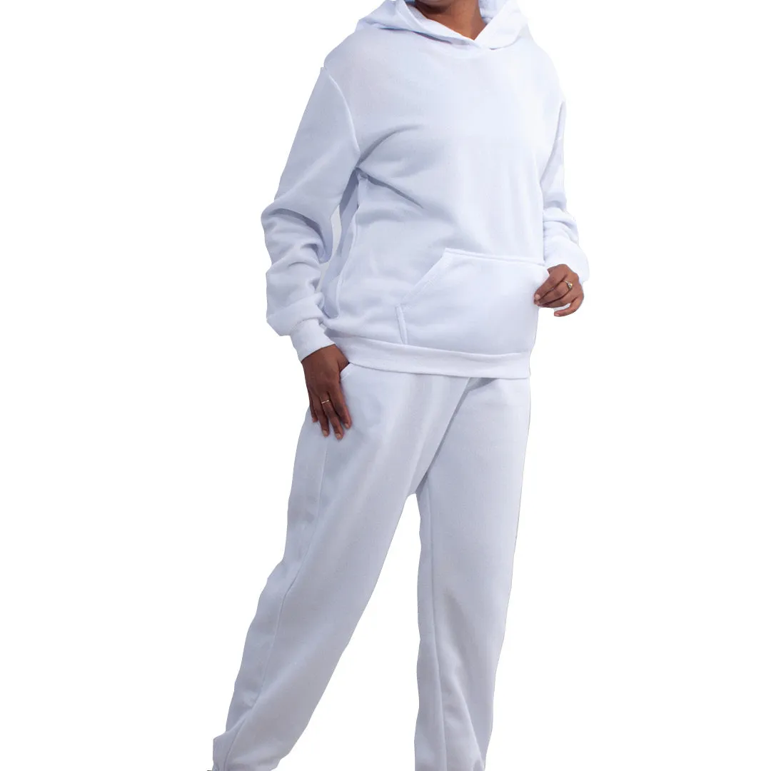 Ladies White Hoodie sold by Fashion World product image thumbnail 2