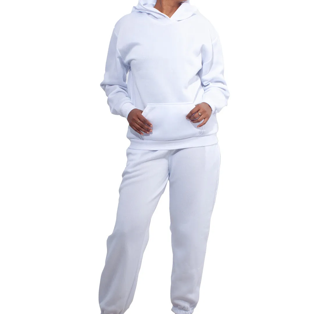 Ladies White Hoodie sold by Fashion World