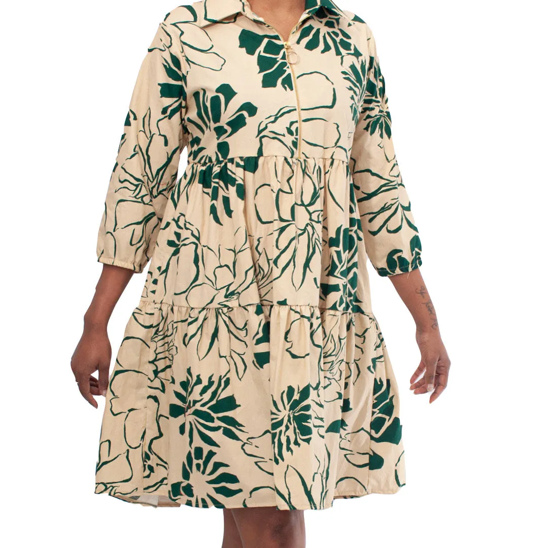 Printed Tiered Dress sold by Fashion World product image thumbnail 3