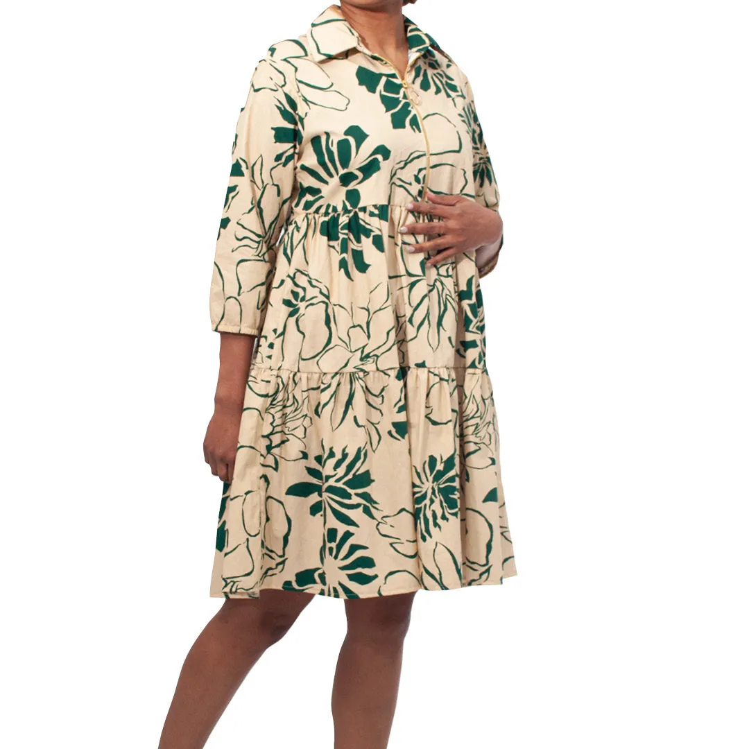 Printed Tiered Dress sold by Fashion World product image thumbnail 4