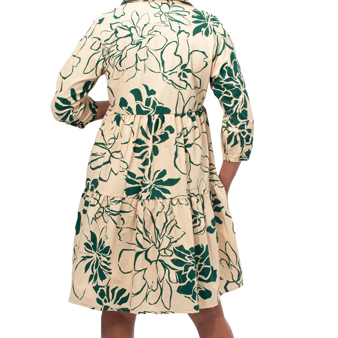 Printed Tiered Dress sold by Fashion World product image thumbnail 5