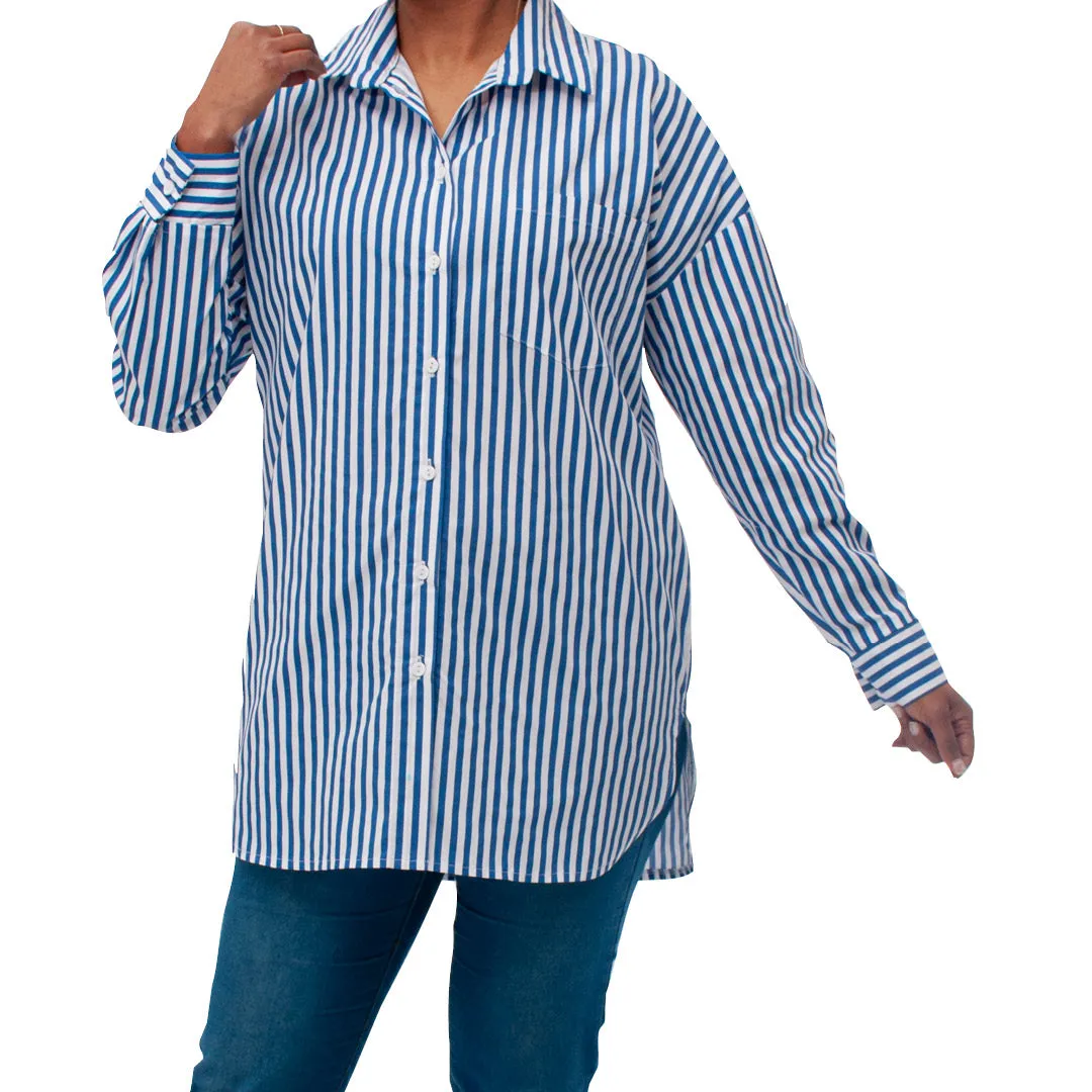 Long Sleeve Striped Top sold by Fashion World