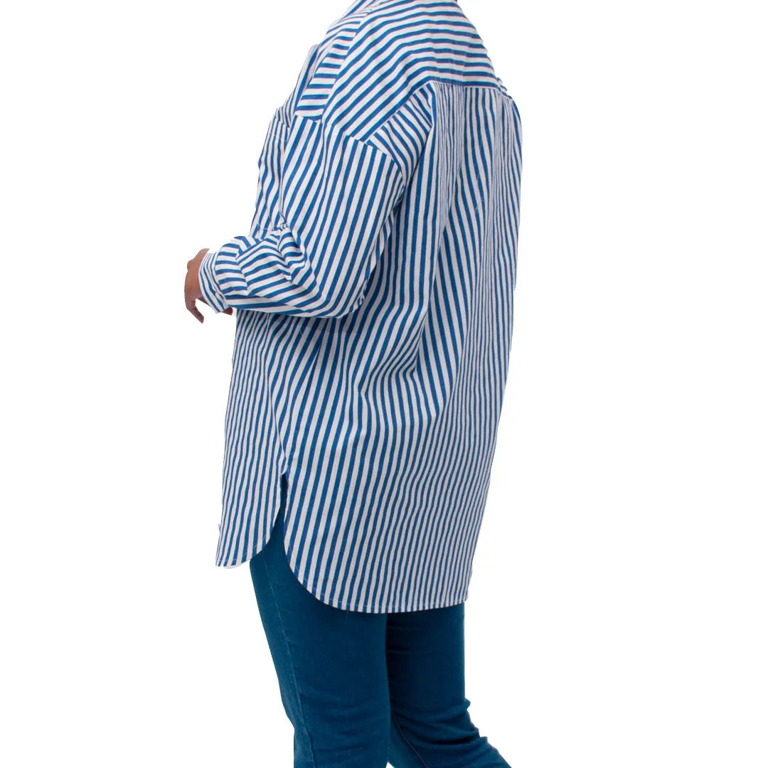 Long Sleeve Striped Top sold by Fashion World product image thumbnail 2