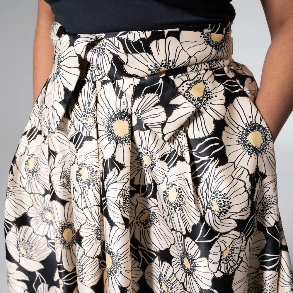 Printed Satin Skirt sold by Fashion World product image thumbnail 4