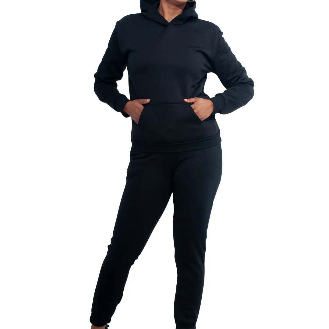 Ladies Black Hoodie sold by Fashion World