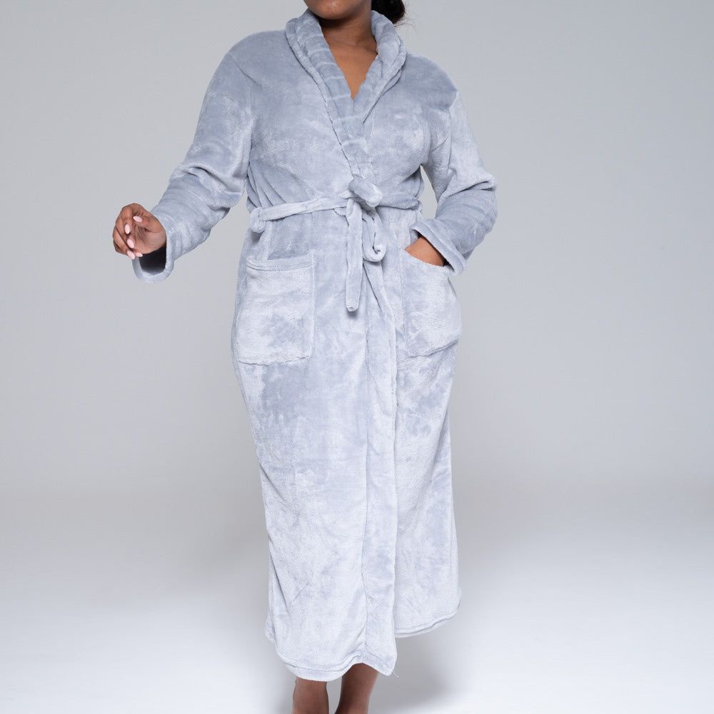 Grey Coral Velour Gown sold by Fashion World product image thumbnail 2