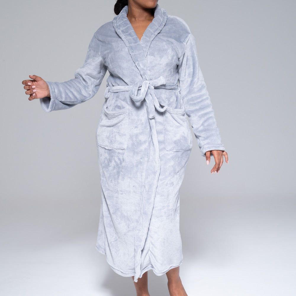 Grey Coral Velour Gown sold by Fashion World product image thumbnail 3