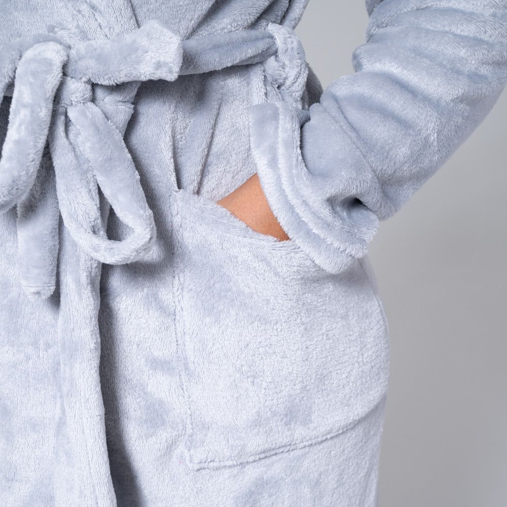 Grey Coral Velour Gown sold by Fashion World product image thumbnail 4