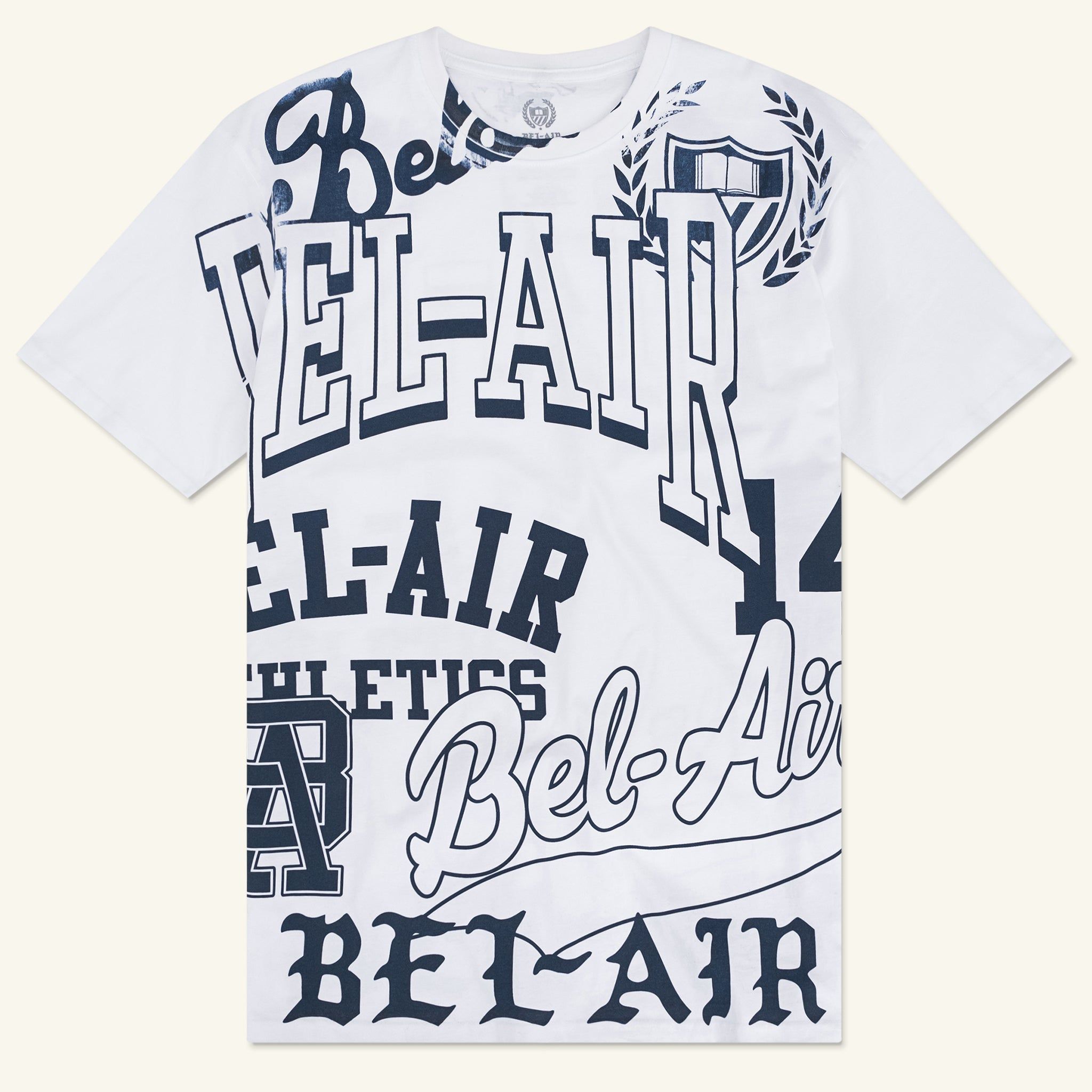 ALL-OVER O.T.T. LOGO TEE, WHITE sold by Bel Air Athletics