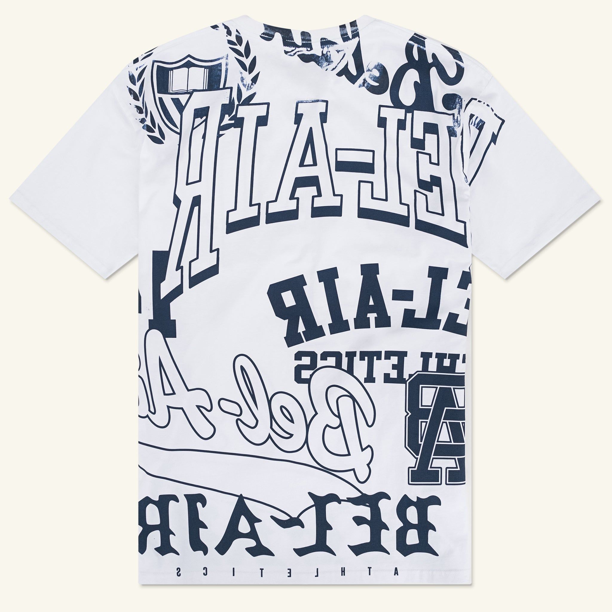ALL-OVER O.T.T. LOGO TEE, WHITE sold by Bel Air Athletics product image thumbnail 2