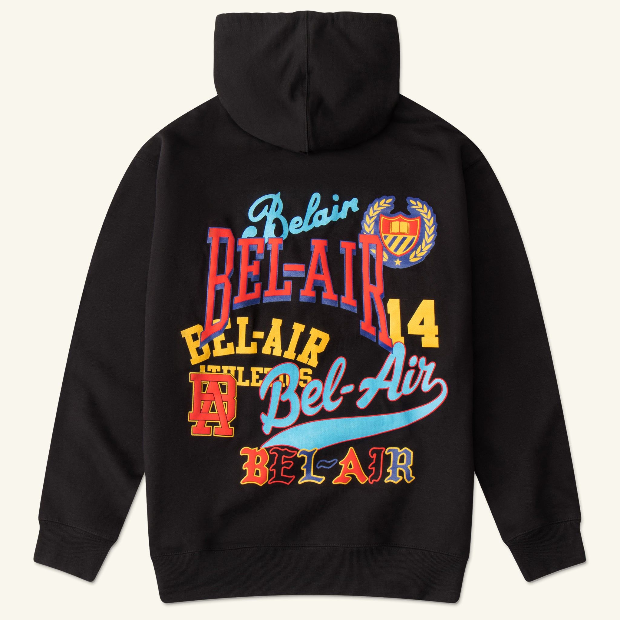 CHENILLE O.T.T. LOGO HOODIE, BLACK sold by Bel Air Athletics product image thumbnail 3