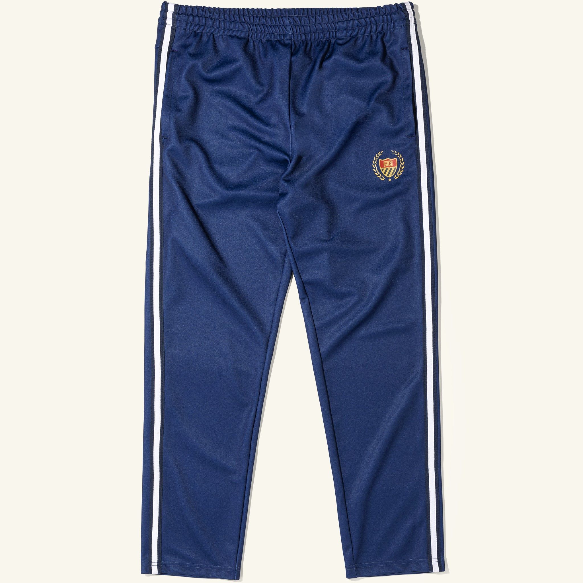 Academy Track Pants, Navy & Paisley sold by Bel Air Athletics